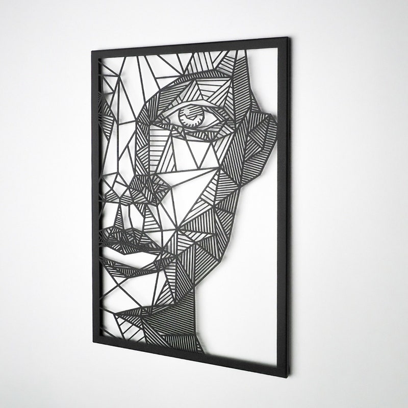 Face Metal Wall Art - Etsy