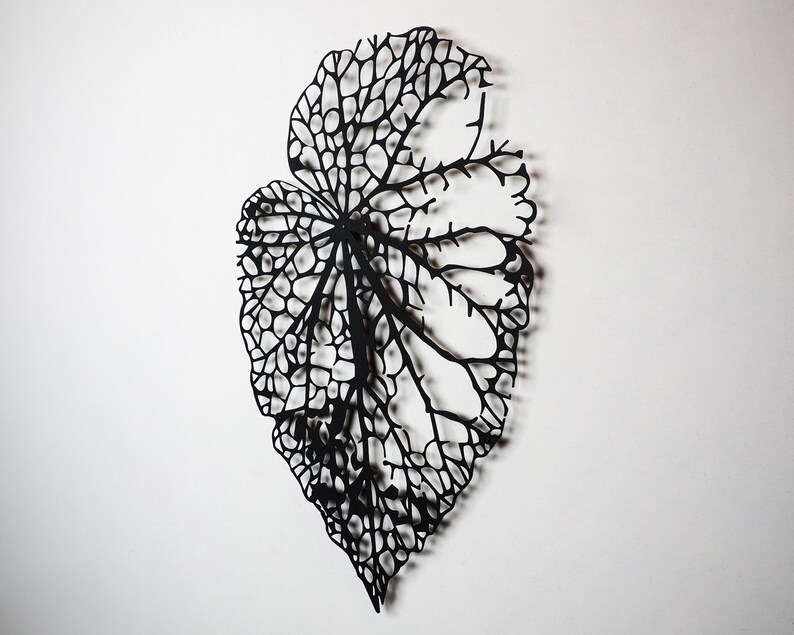 Leaf Metal Wall Art Unique Wall Decor Leaf Wall Art Metal - Etsy
