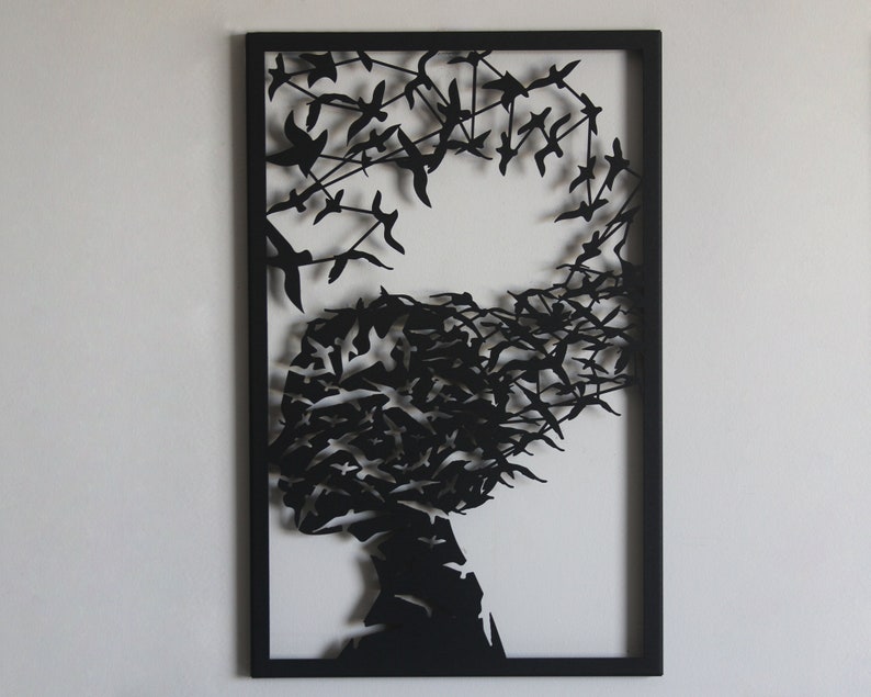 Metal Wall Art Unique Wall Decor Modern Home Decor Wall Art - Etsy UK