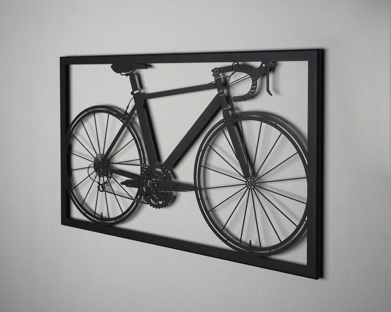 Large Bicycle Wall Art Metal Wall Decor Metal Wall Art Etsy