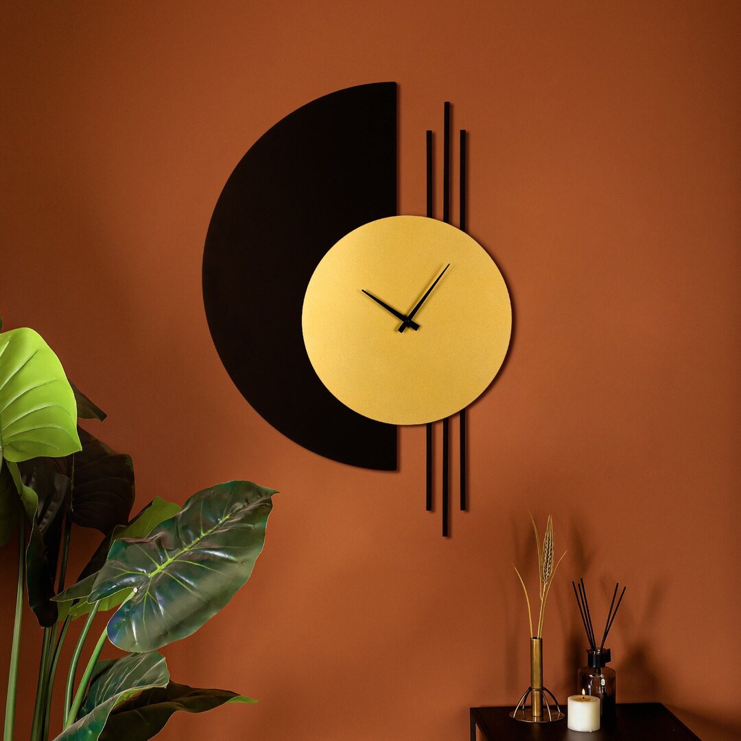 Modern Wall Clock, Metal Unique Wall Clock, Clocks for Wall, Home Decor