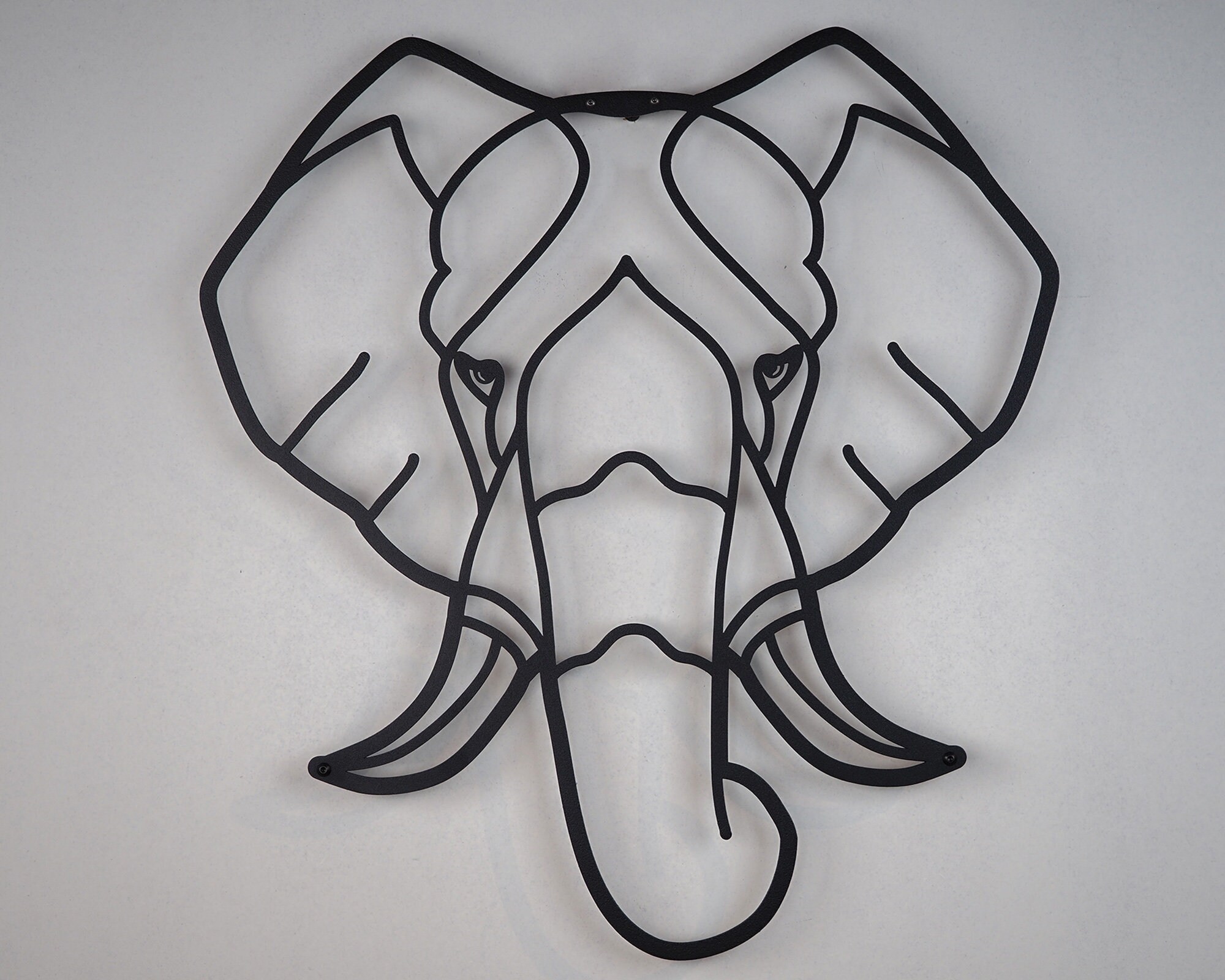 Metal Elephant Wall Art Metal Wall Decor Metal Elephant Etsy