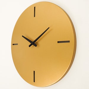 18&quot; Modern Wall Clock, Silent Metal Minimalist Wall Clock, Unique Wall Clock, Clocks for Wall, Home Decor, Wall Clocks, Living Room Decor