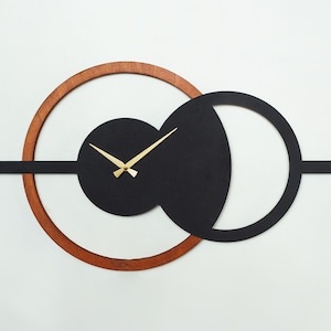 Modern Wall Clock, Geometric Wall Clock, Home Decor, Wall Clock