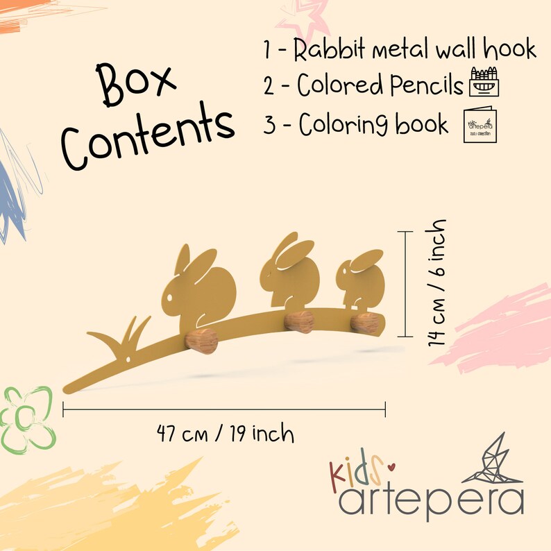 Animal Wall Hooks for Kids Nursery Decor Kid's Room Wall Etsy