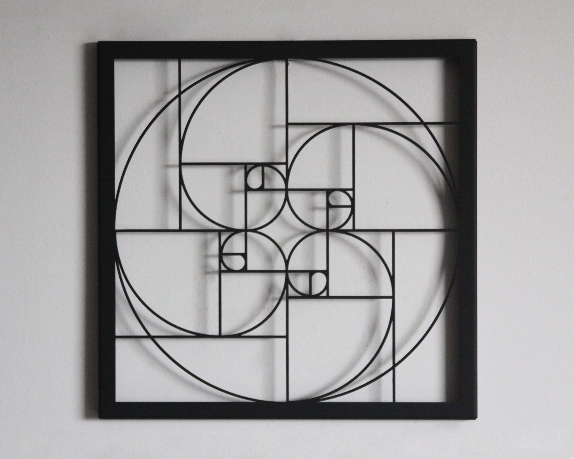 GOLDEN RATIO Metal Wall Art Geometric Wall Art Fibonacci Etsy Canada