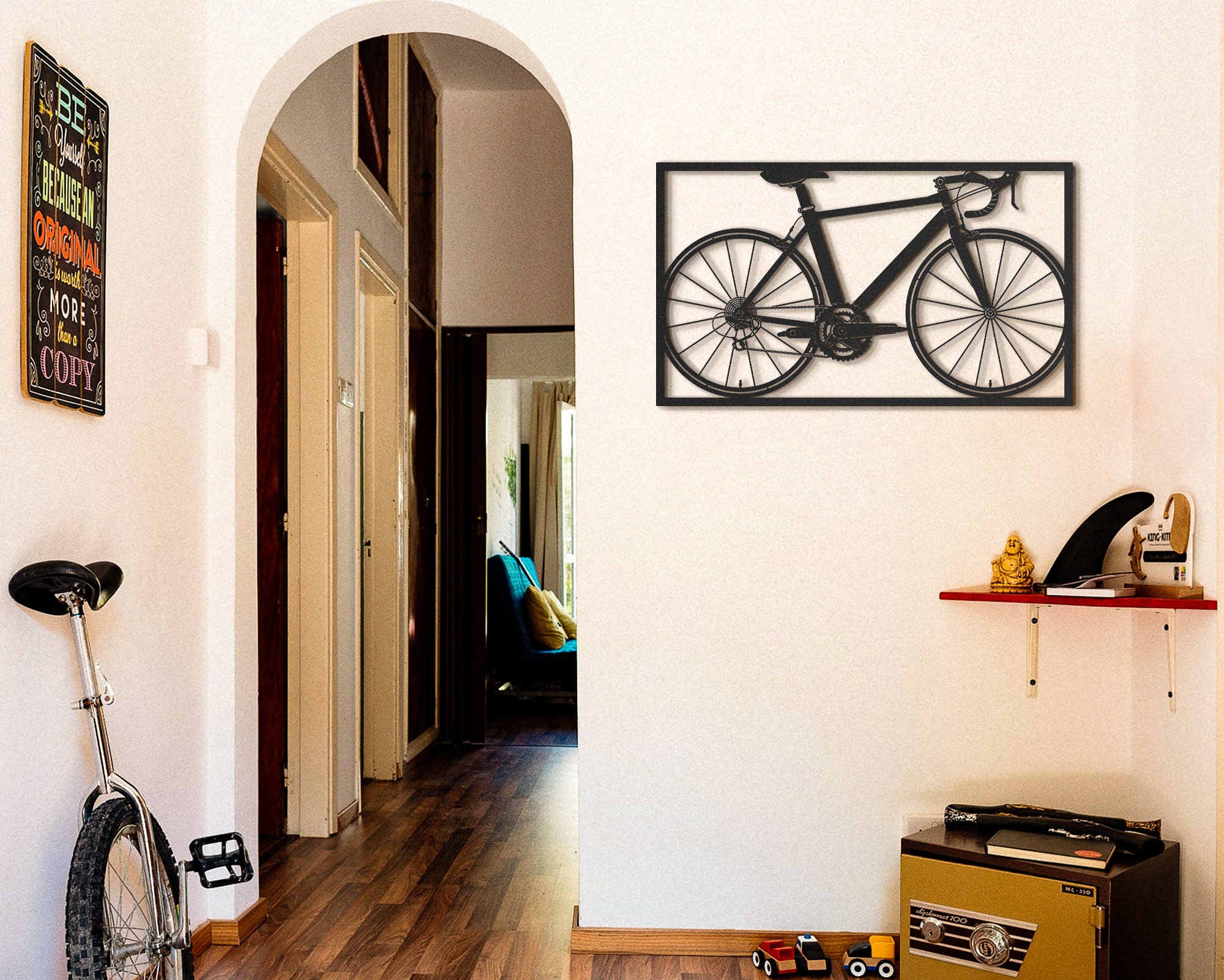 Metal Bicycle Wall Art Cycling Art Bike Wall Decor Cycling Etsy Australia