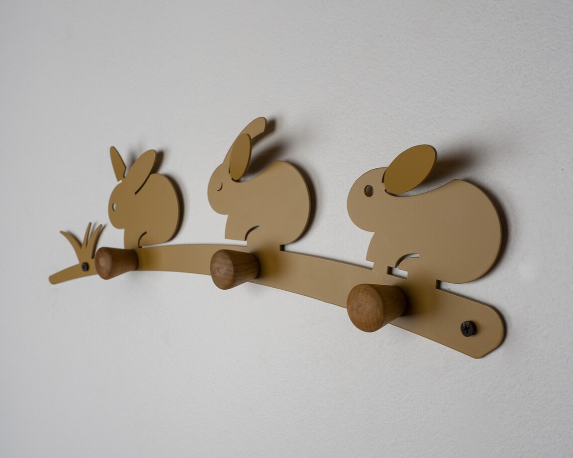 Animal Wall Hooks for Kids Nursery Decor Kid's Room Wall Etsy