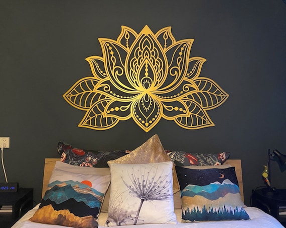 3D Mandala Metal Wall Art Wall Decor for Living Room Lotus Flower Wall Art Home Decor Gold Large Wall Art Wall Hanging Spiritual Decor Etsy Canada
