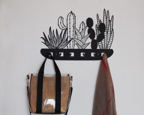 Cactus Coat Rack Metal Coat Hanger Coat Hooks Coat Wall Hanger