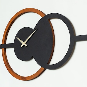 Modern Wall Clock, Geometric Wall Clock, Home Decor, Wall Clock