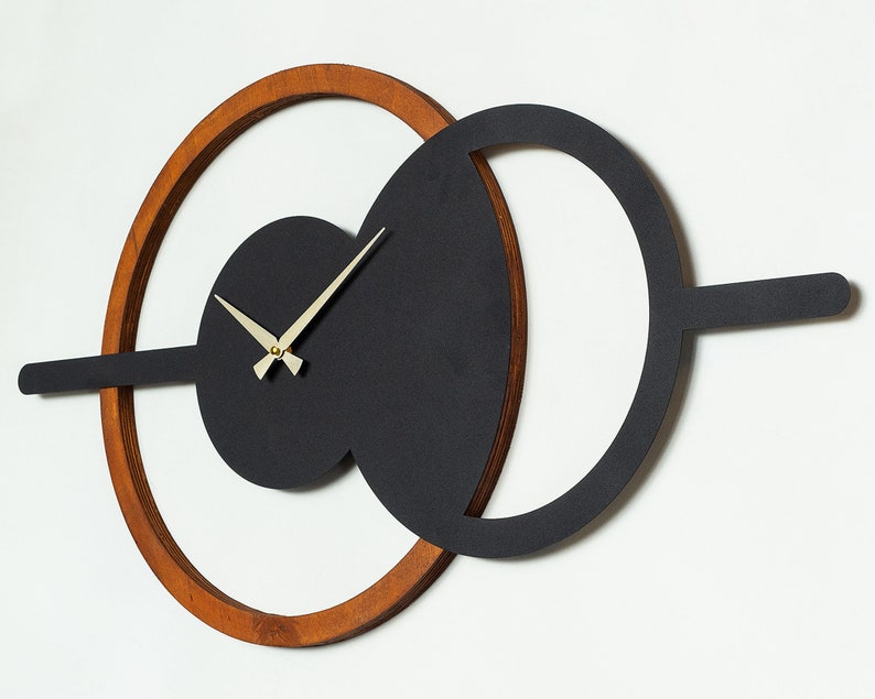 Modern Wall Clock, Geometric Wall Clock, Home Decor, Wall Clock