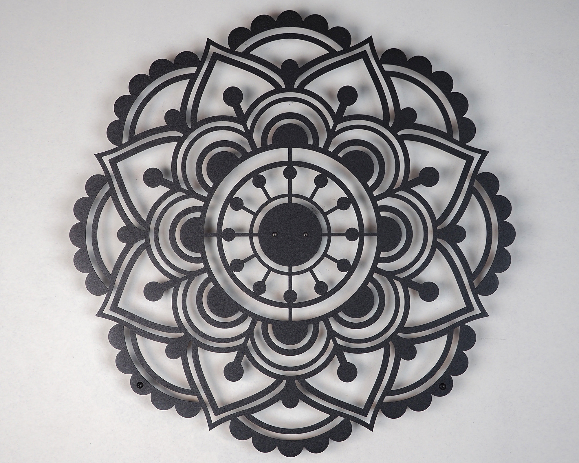 Mandala Wall Art Metal Wall Decor Metal Wall Art Yoga Etsy