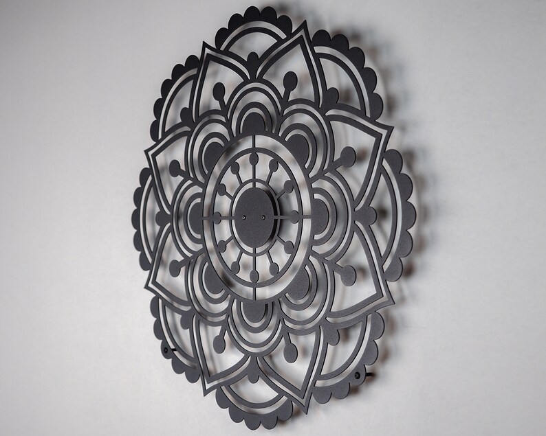Metal Mandala Wall Art Metal Wall Decor Mandala Wall Etsy Ireland