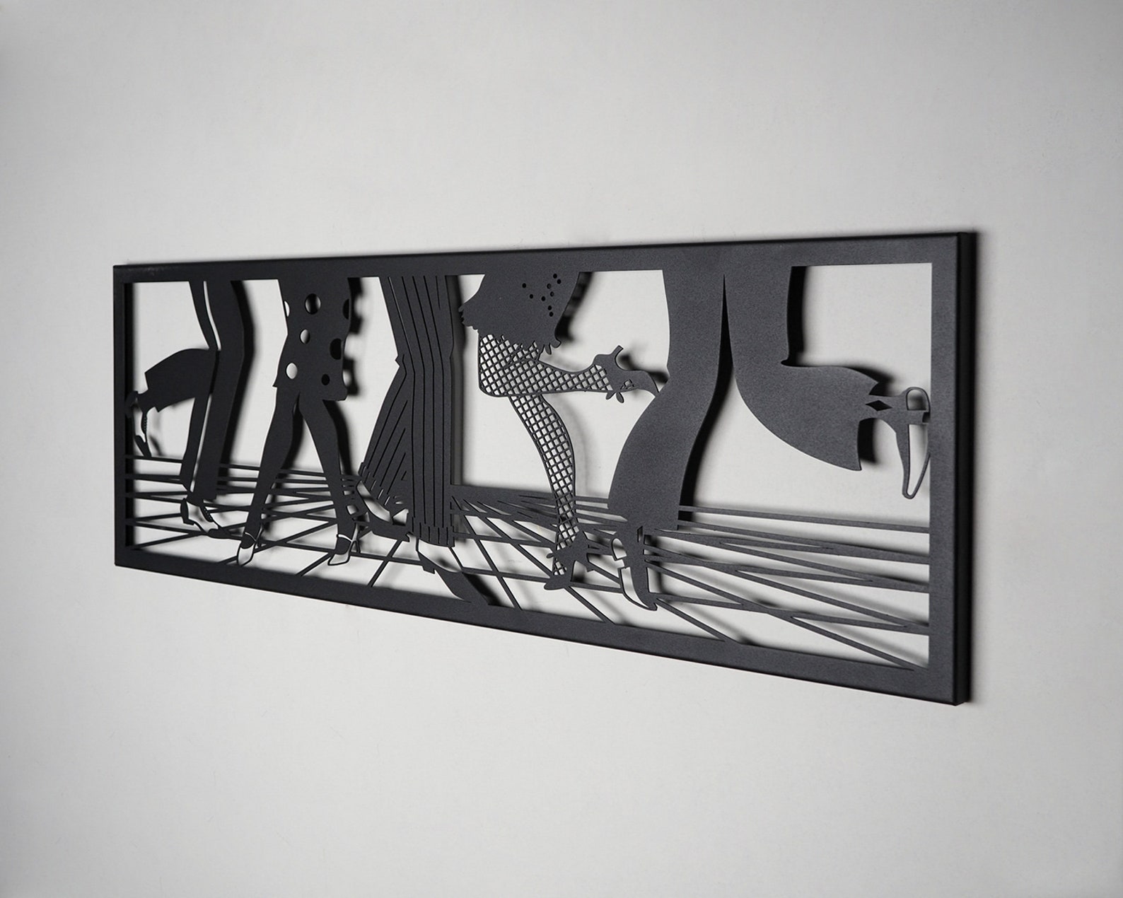 Laat Dance Metal Wall Art Kleurrijke Muur Decor Dance Wall | Etsy