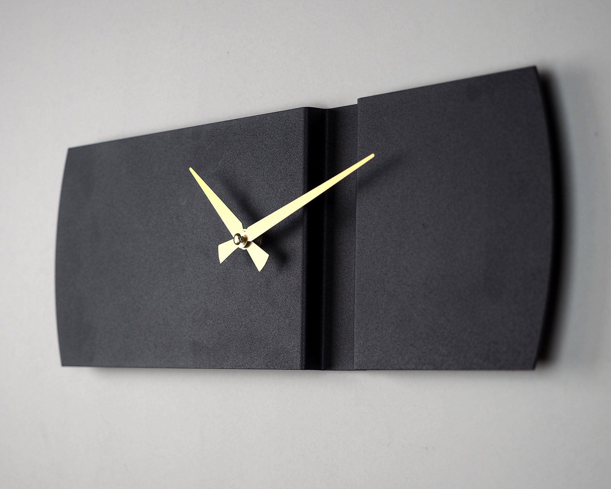 3D Rectangular Wall Clock Modern Unique Wall Clock Metal Etsy