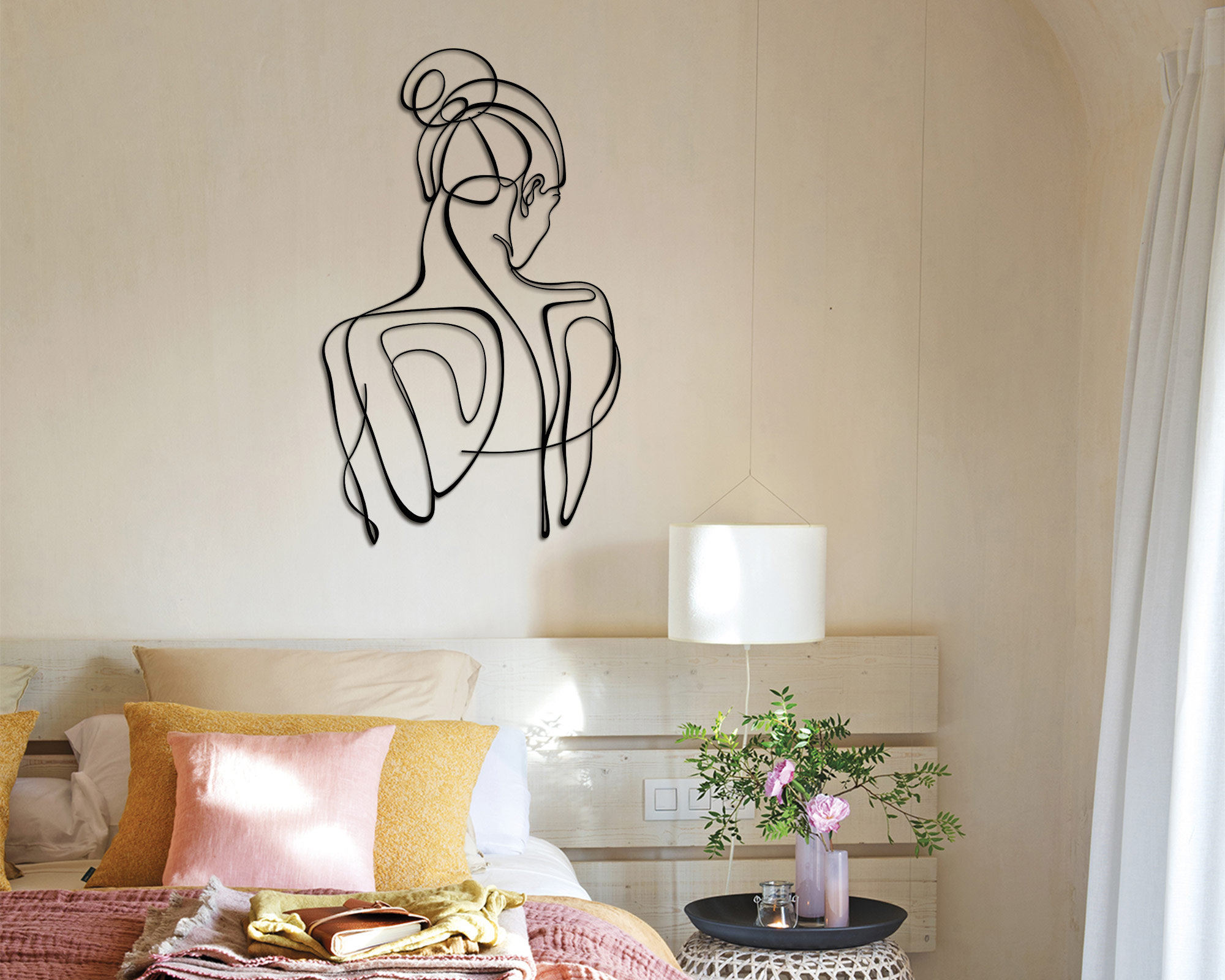 Woman Metal Wall Art Bathroom Wall Decor Bedroom Wall Decor Etsy UK