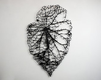 Leaf Metal Wall Art, uniek wanddecor, wandkleden, kunst aan de grote muur, kunst aan de muur in de woonkamer, woondecoratie, artwork voor muren, metalen wanddecoratie