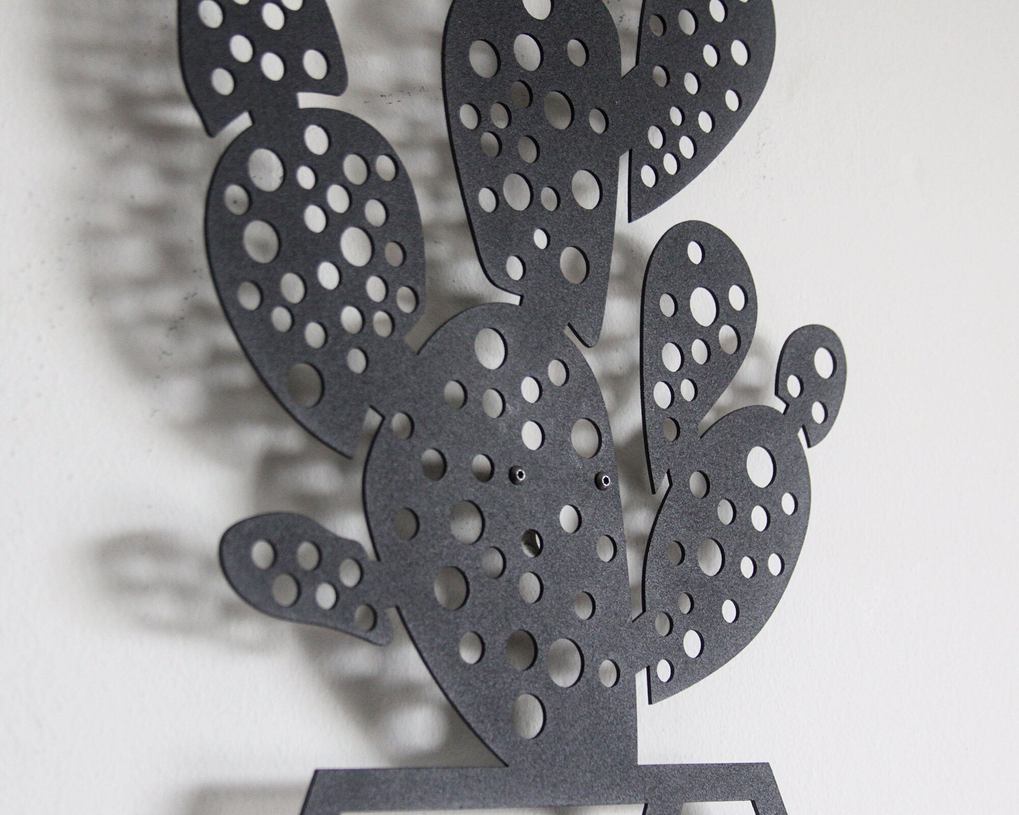 Metal Cactus Wall Art Set Metal Wall Decor Metal Wall Art Etsy