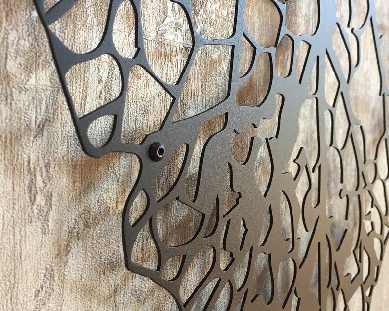 Metal Leaf Wall Art Metal Wall Decor Large Metal Wall Art Etsy