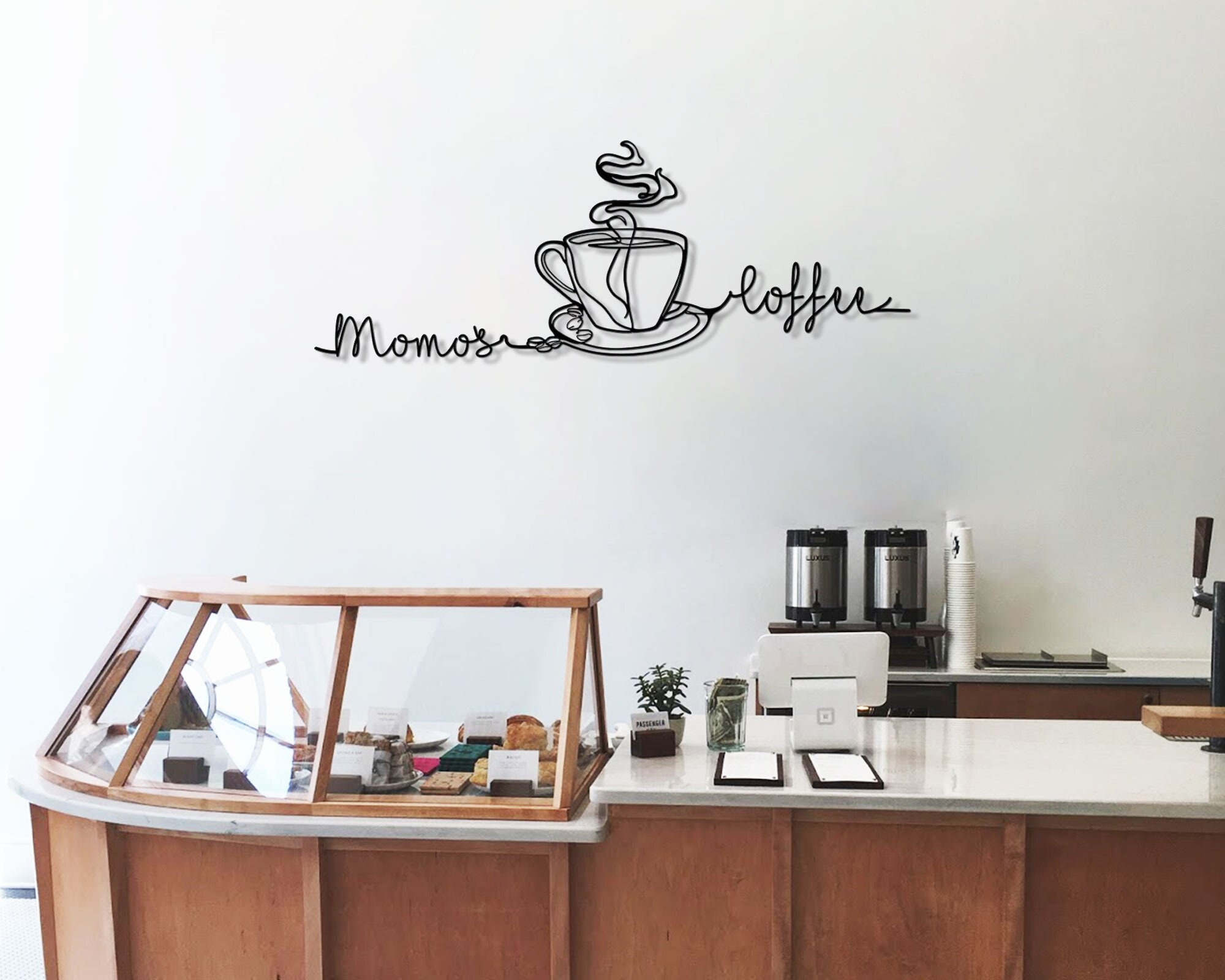  Metal Coffee Cup Wall Art Decor Wire Coffee Sign Wall Cafe  Themed Wall Art Decoration For Coffee Shop Kitchen Restaurant Metal Wall  Sign: Home & Kitchen