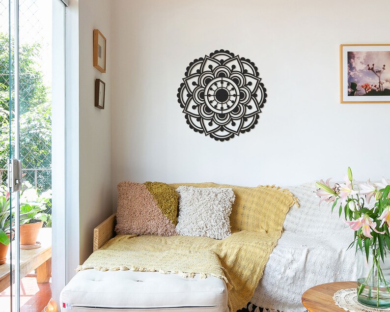 Metal Mandala Wall Art Metal Wall Decor Living Room Wall - Etsy