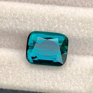 4.7 CT’s natural indicolite tourmaline from Afghanistan, loupe clean