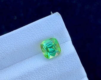 1.3 CT’s  Vibrant apple green tourmaline from Afghanistan