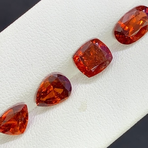6.75 CT Orange Mandarine Garnet: Untreated Afghan Gemstone