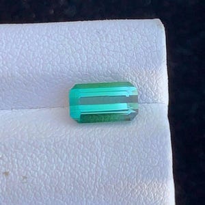 Turmalina bicolor brillante de 1,4 quilates procedente de Afganistán