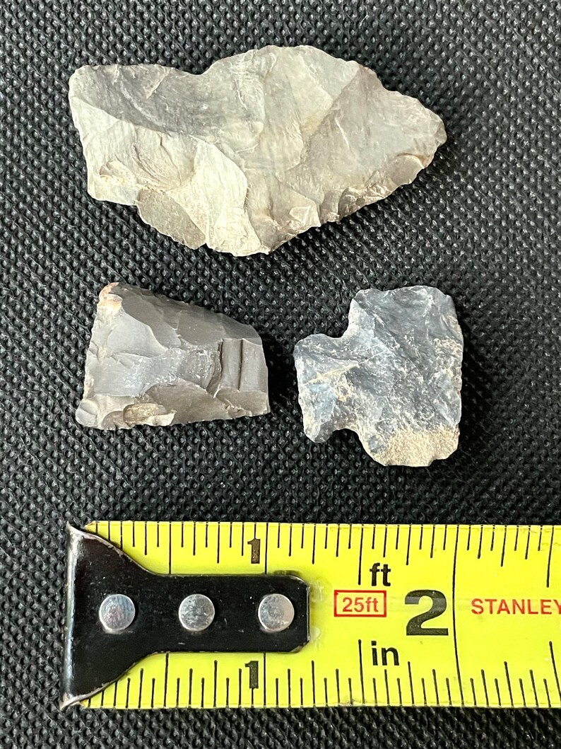 Antique Authentic Flint Native American Artifacts, Possible Sioux or ...