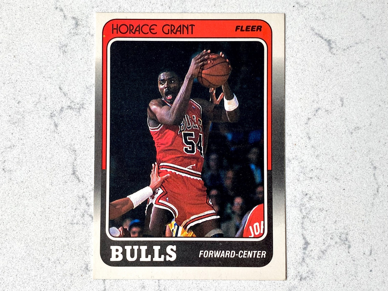 1988 Horace Grant RC 16 Fleer Basketball Card No Creases Etsy