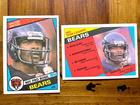 Walter payton best sale jersey card