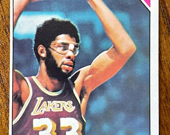 1975 Kareem Abdul-jabbar Topps Basketball Card #90, Sharp