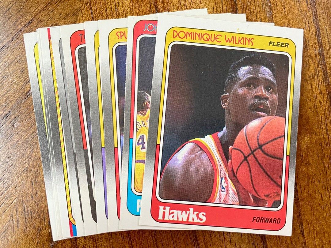 1988 Fleer Basketball High Grade Lot (14) Cards, Dominique Wilkins 
