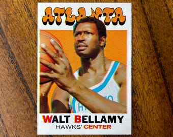 1971 Walt Bellamy Topps Basketball card #116, no creases