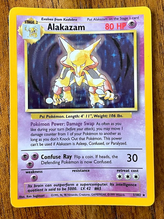 Alakazam (Base Set) - Pokémon Wiki - Neoseeker