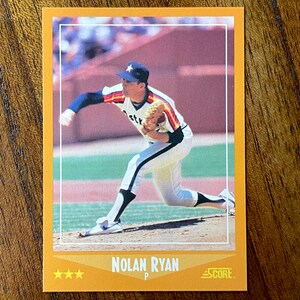 1988 Nolan Ryan Score Baseball Card #575, sharp corners, no creases