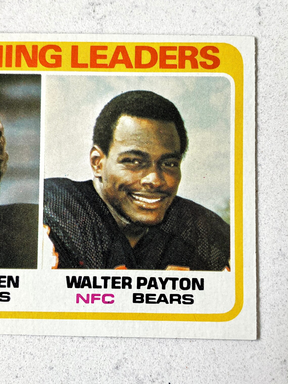 1978 Topps Football Walter Payton cards no creases Etsy