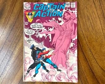 1969 Captain Action comic issue #4, Evil at Dead Worlds End, Silver Age Comic