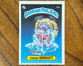1985 Bony Joanie Garbage Pail Kids Series 1 Card #29a Matte Back