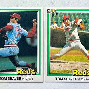 1981 Tom Seaver Donruss baseball cards, no creases
