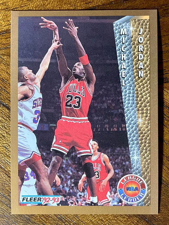 1992 Michael Jordan Fleer Basketball Cards #238 & #246