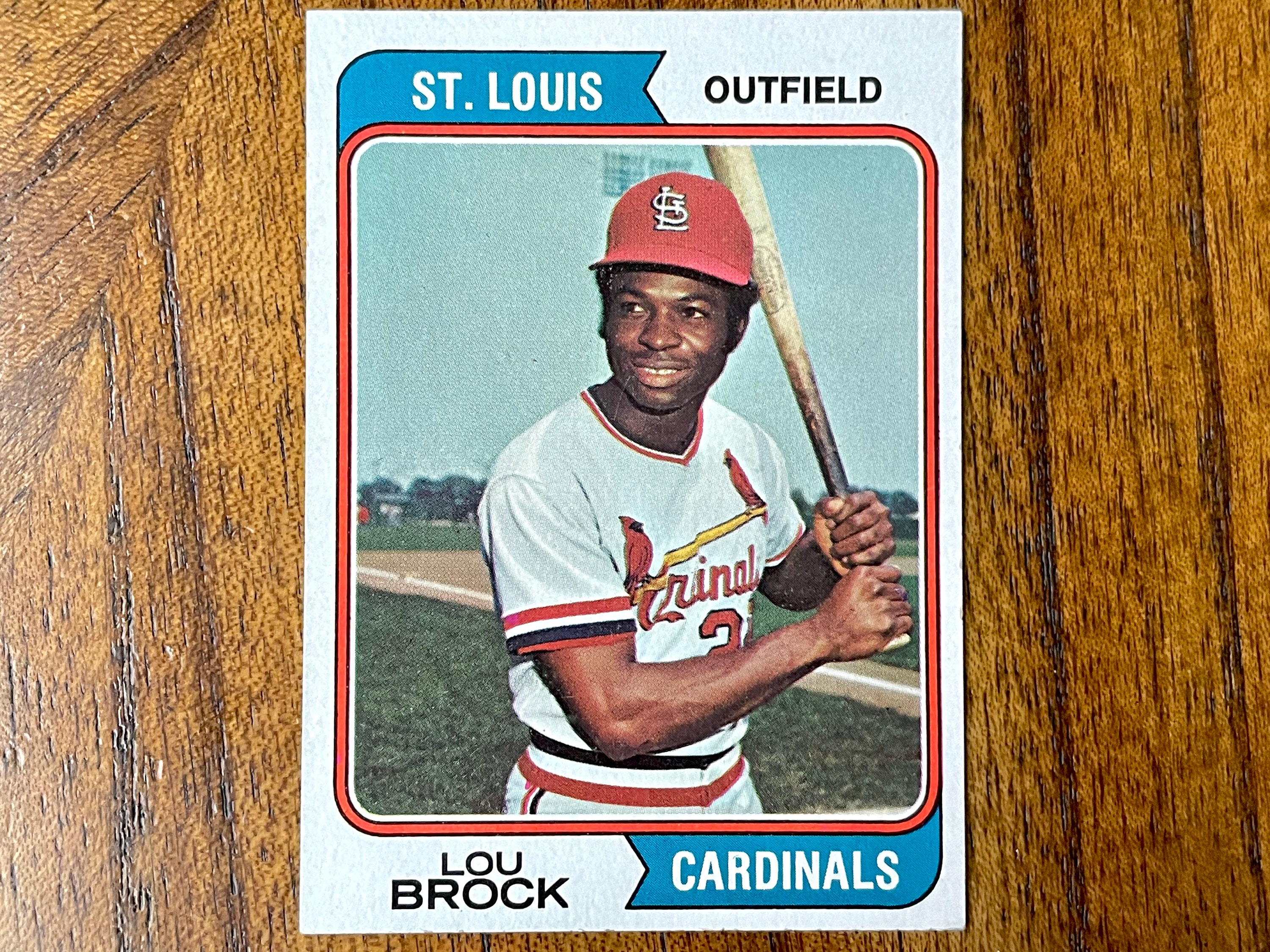 プロ野球カード　美品　アルバム付き　69枚 1974 Lou Brock Topps Baseball Card #60, No Creases - Etsy