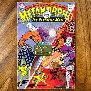 1967 Metamorpho the Element Man issue #14, Enter the Thunderer, Silver Age comic