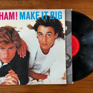 1984 Wham! Make it Big First Pressing vinyl LP with dust jacket CH