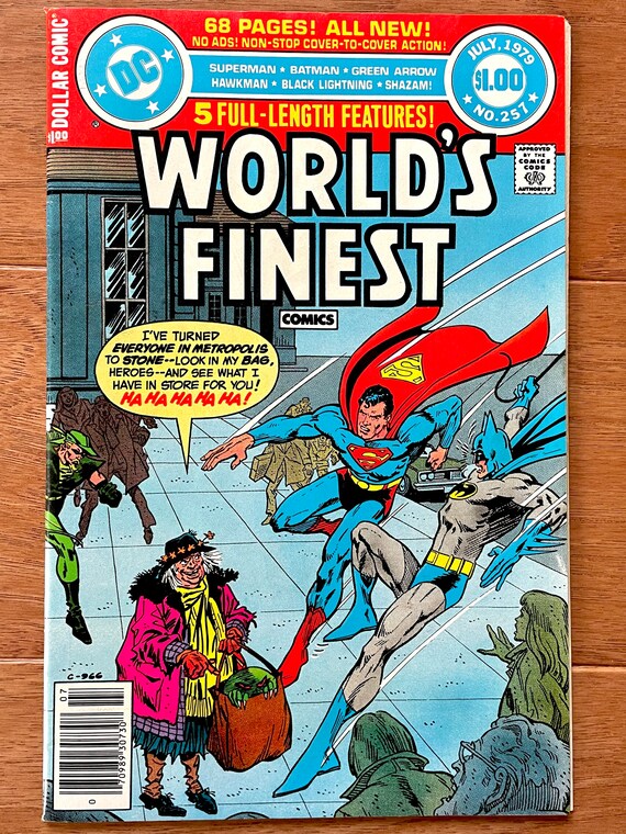 1979 World's Finest Issue #257, 68 Page Jumbo Issue, Superman