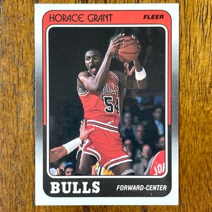 Carte de basket-ball Horace Grant RC #16 Fleer 1988, angles vifs, sans plis