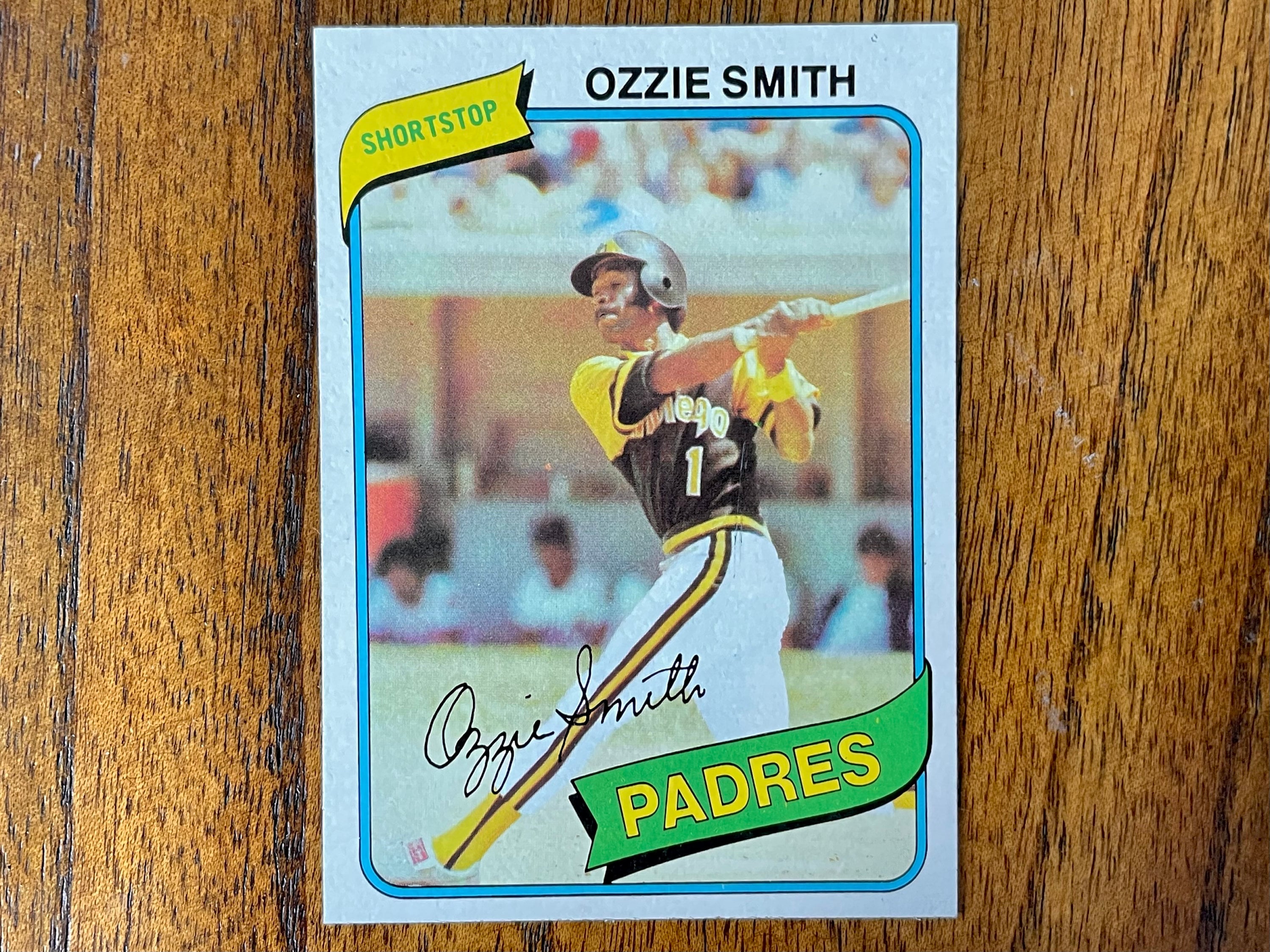 Lids Ozzie Smith San Diego Padres Autographed 1981 Topps #254