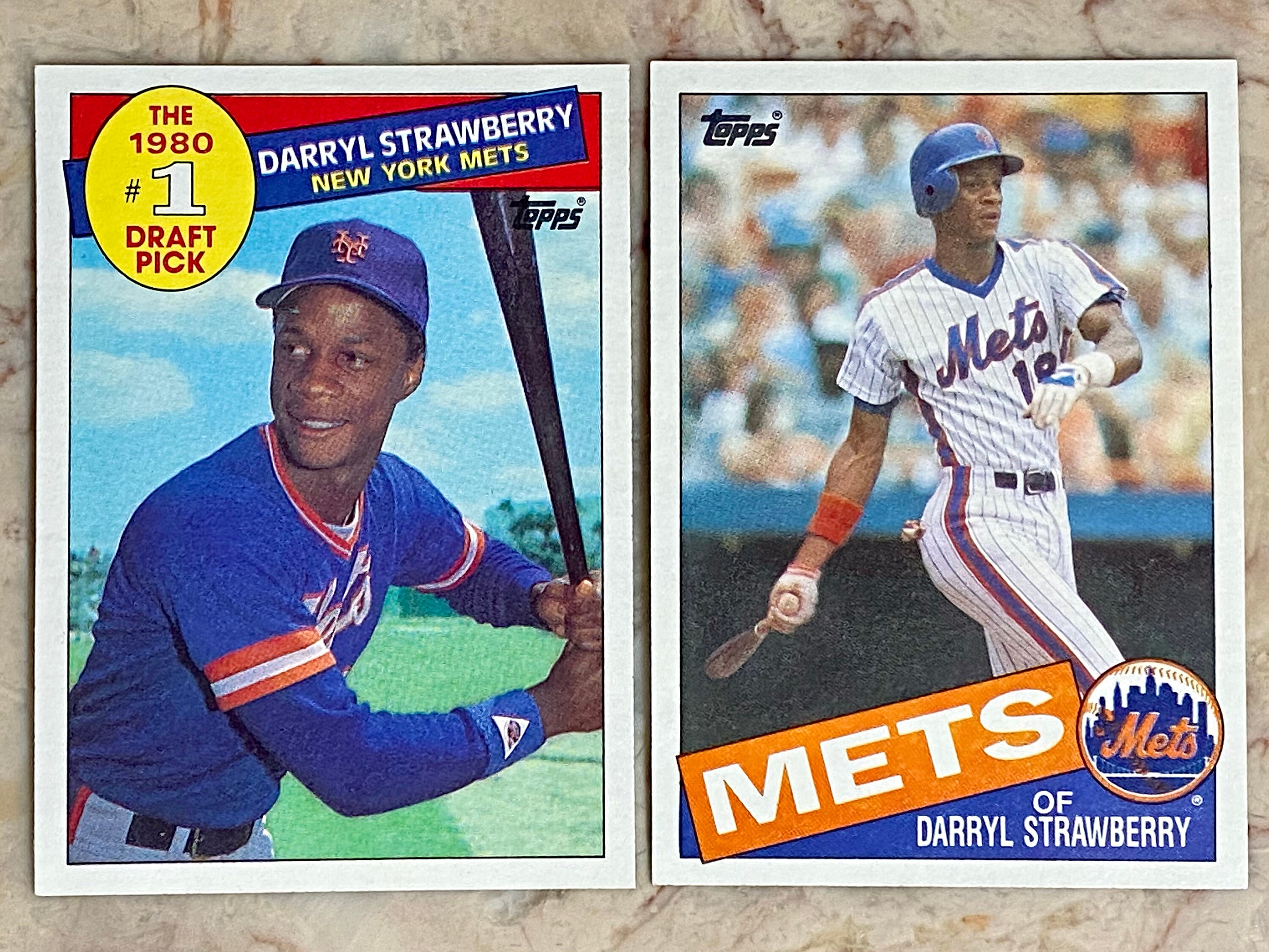 1985 Darryl Strawberry Topps Baseball Cards Crisp No Creases - Etsy  Singapore